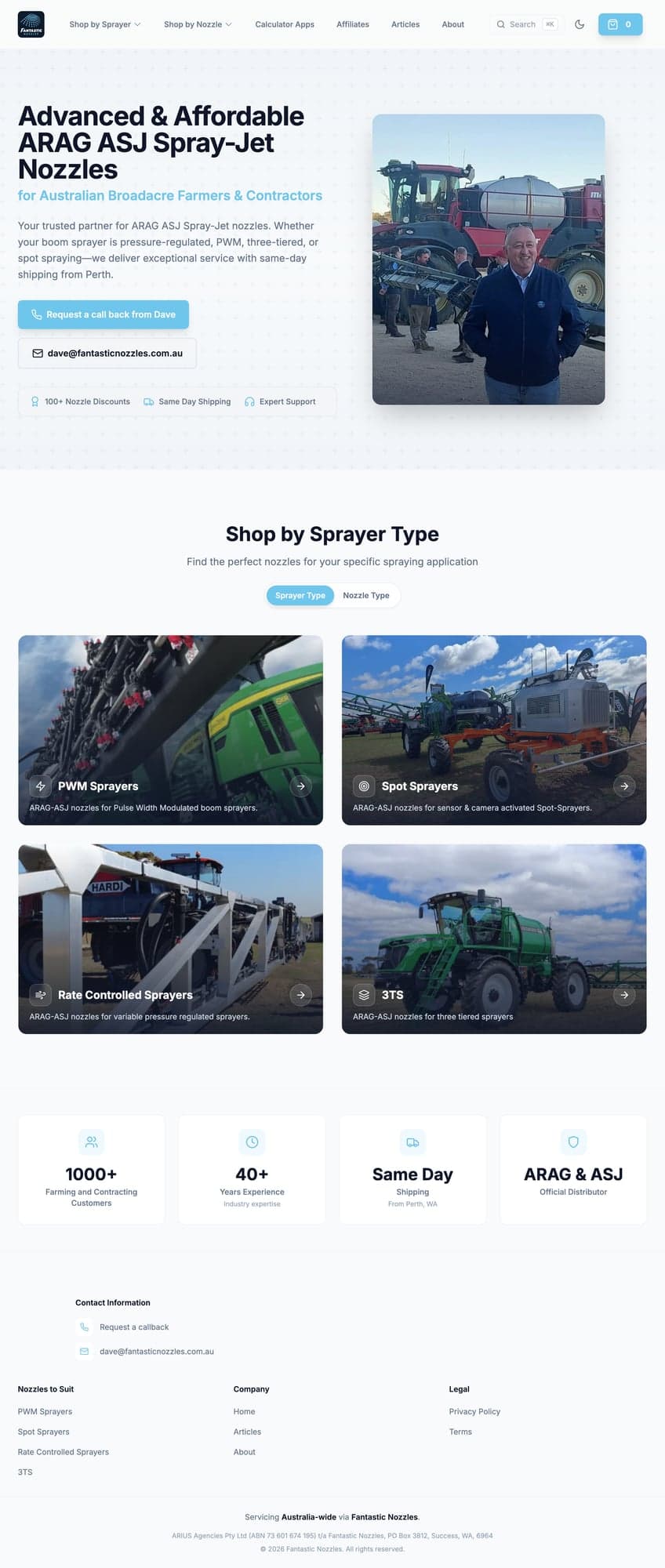 Fantastic Nozzles case study screenshot