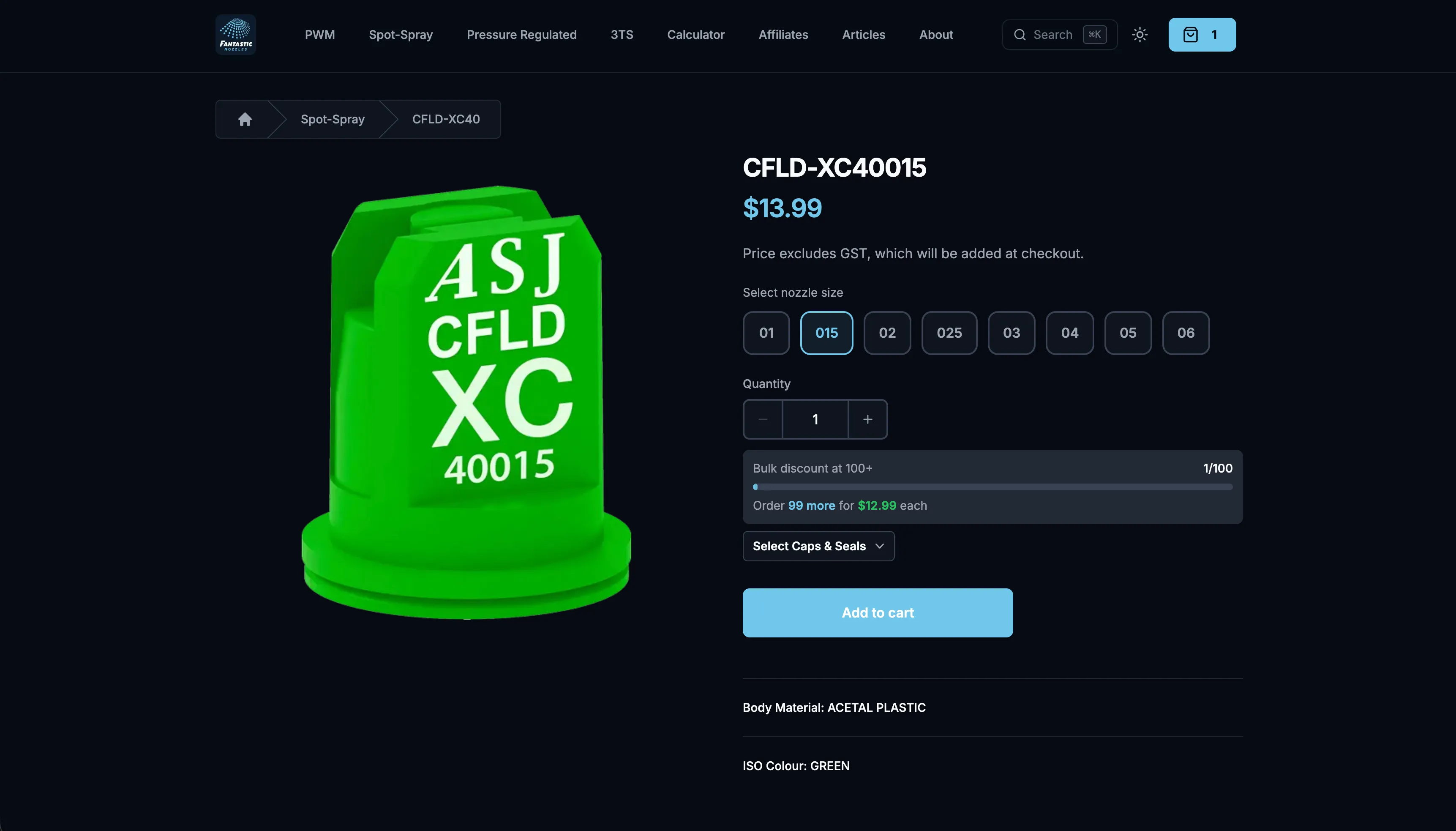 Fantastic Nozzles solution screenshot